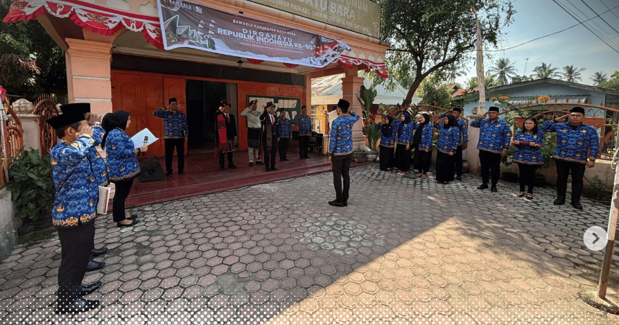 Upacara Peringati Dirgahayu Republik Indonesia ke-80 Tahun