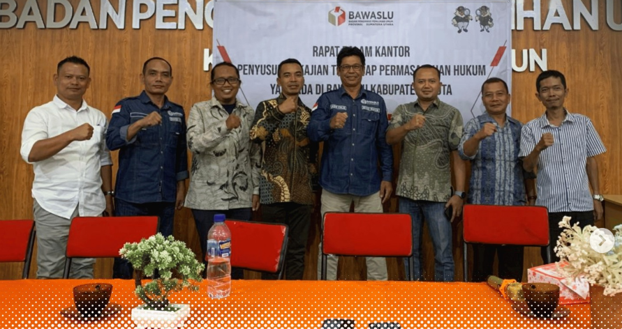 Bawaslu Batubara Hadiri Kegiatan Rapat Dalam Kantor (RDK) Penyusunan Kajian Terhadap Permasalahan Hukum yang ada di Bawaslu Kabupaten/Kota