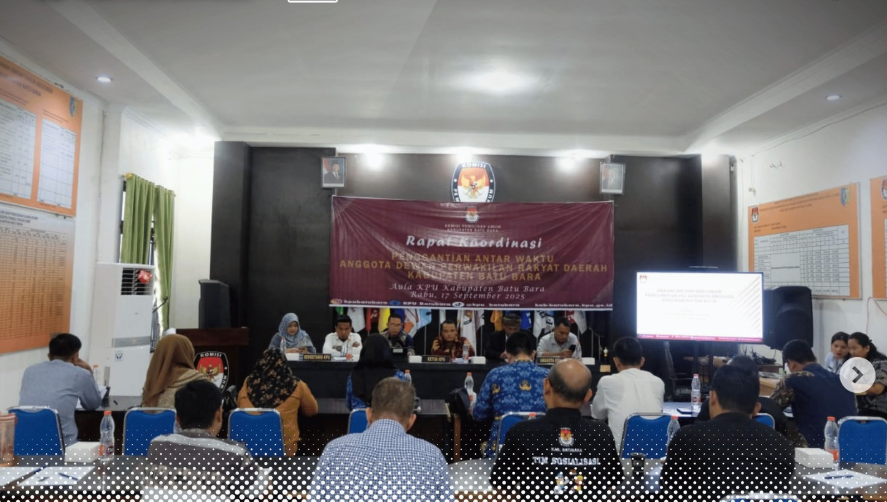 Pastikan Berjalan Secara Transparan dan Akuntabel, Bawaslu Batubara Awasi Rapat Koordinasi Penggantian Antarwaktu (PAW) Anggota DPRD Kabupaten Batu Bara 