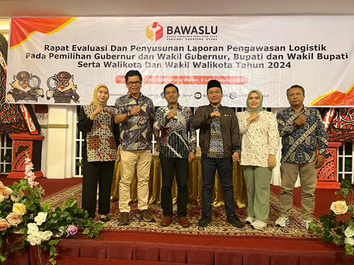 Bawaslu Batubara Hadiri Rapat Evaluasi dan Penyusunan Laporan Pengawasan Logistik Pemilihan Tahun 2024