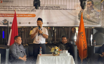 Bawaslu Batu Bara Hadiri Kegiatan Penguatan Kapasitas Pengelolaan Data dan Informasi Publik