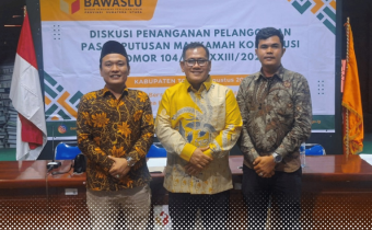 Bawaslu Batubara Hadiri Undangan Diskusi Penanganan Pelanggaran